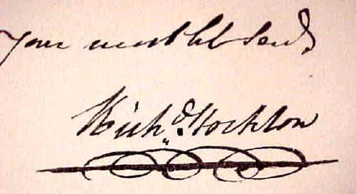the declaration of independence signatures. The Signature of Richard
